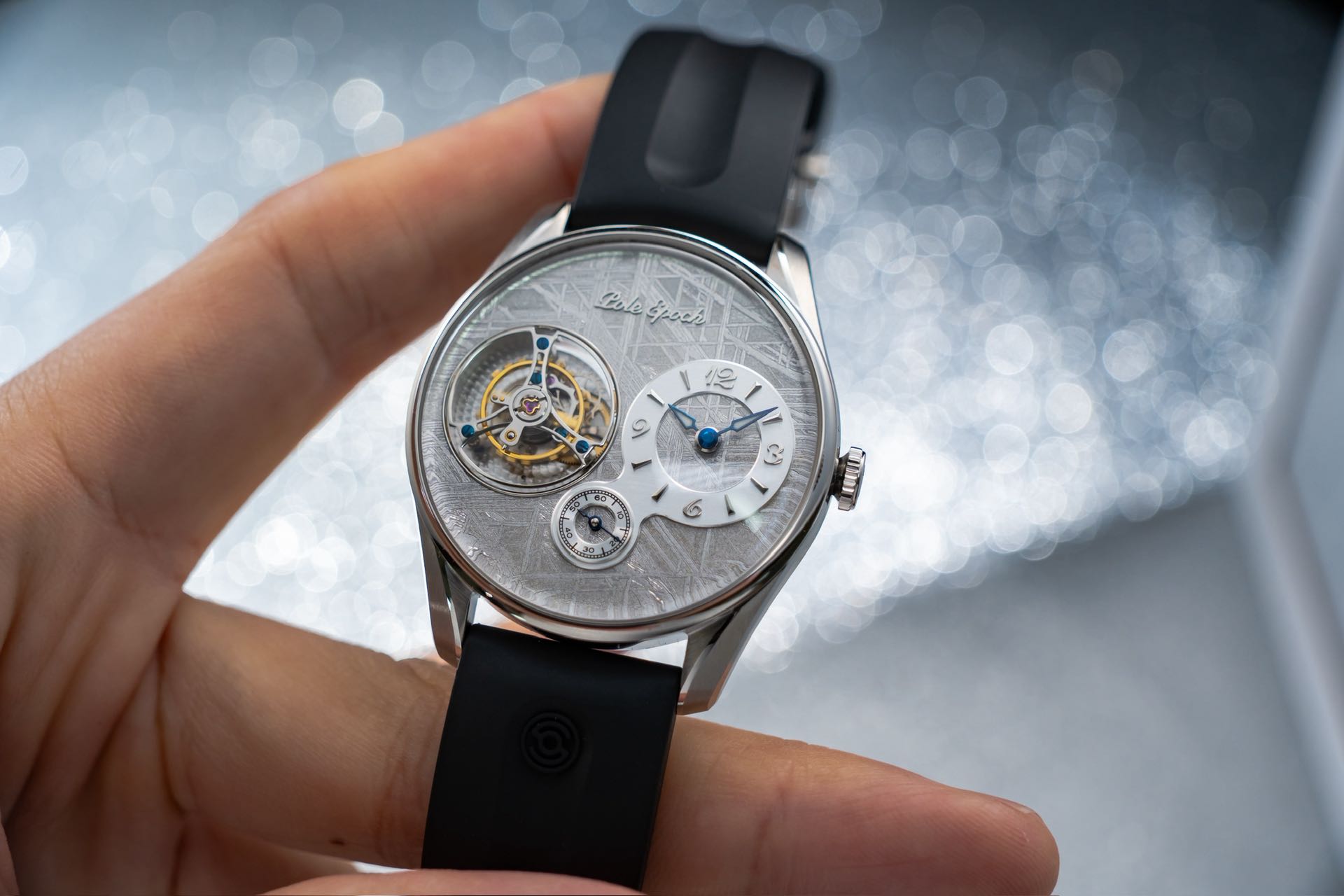 Tourbillon Movement Watch - Мужские механические часы Jichen 008 Meteorite