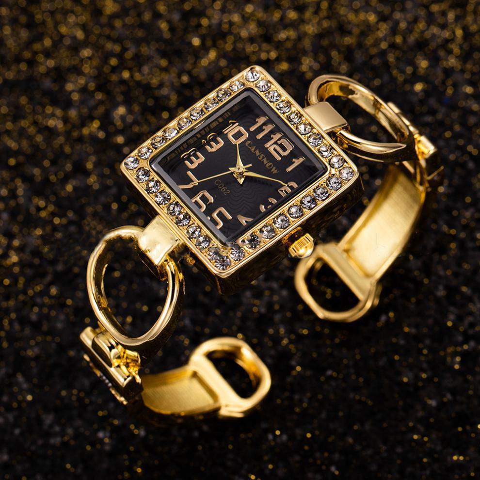 Luxury Watch Female - Часы наручные женские кварцевые с квадратным