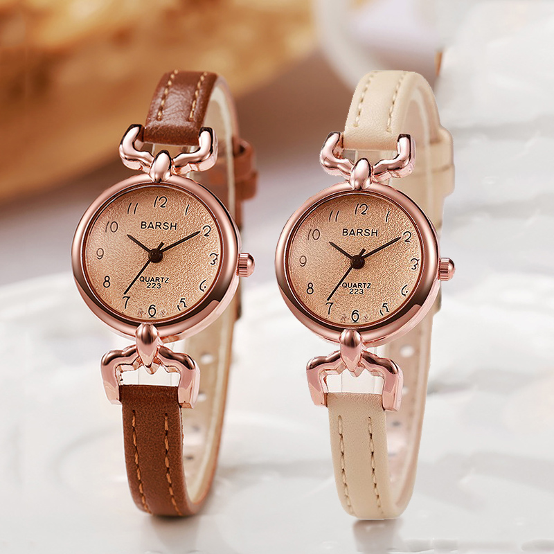 Luxury Watch With Arabic Numerals - Новые модные женские часы с кожаным