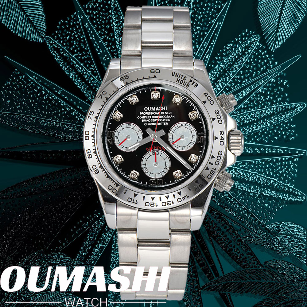 Luxury Watch Leather - Роскошные часы VK63 39,3 мм кварцевый