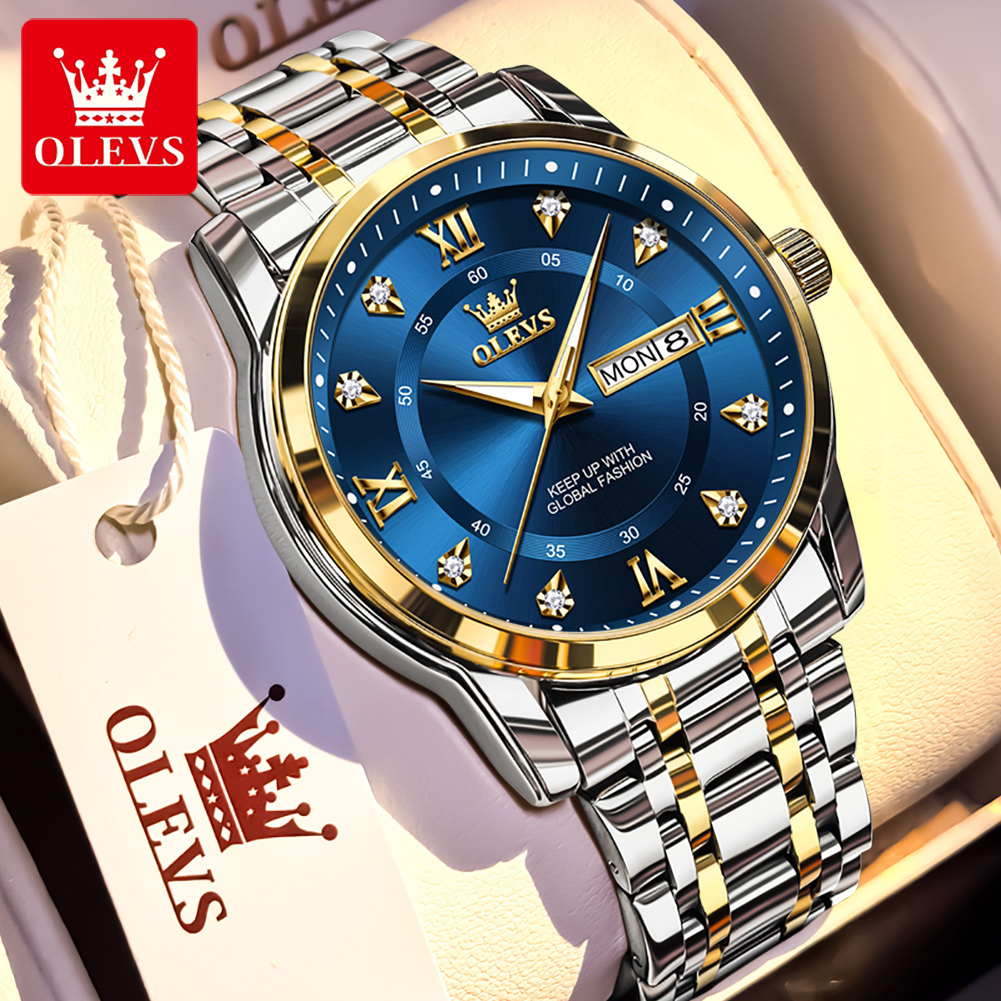 Luxury Watch Life - OLEVS брендовые модные мужские часы из