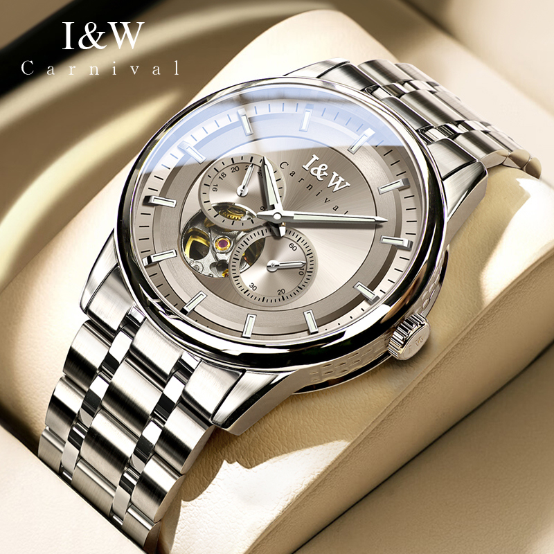 Tourbillon Movement Watch - Мужские механические часы Carnival Brand I&W