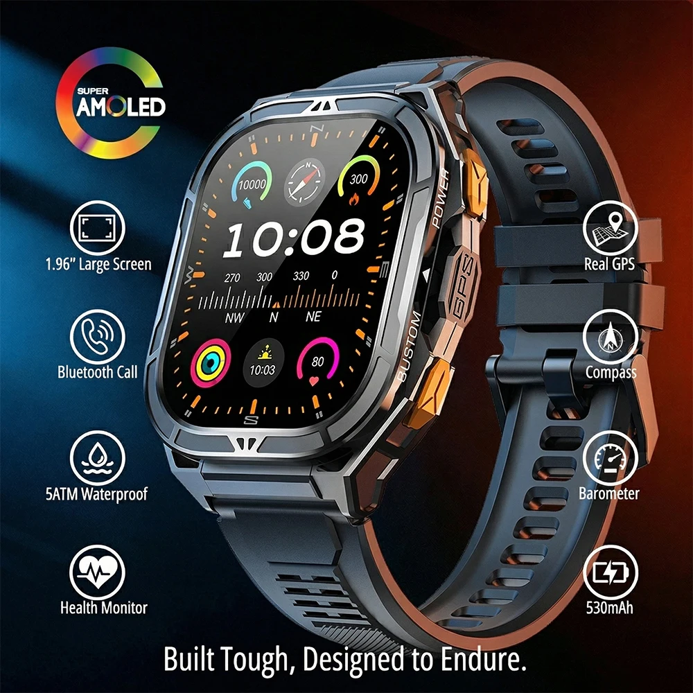 Luxury Watch Korea - Роскошные умные часы AMOLED с GPS,