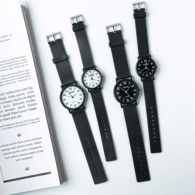 Luxury Watch Female - Простые черные часы, кварцевые часы для