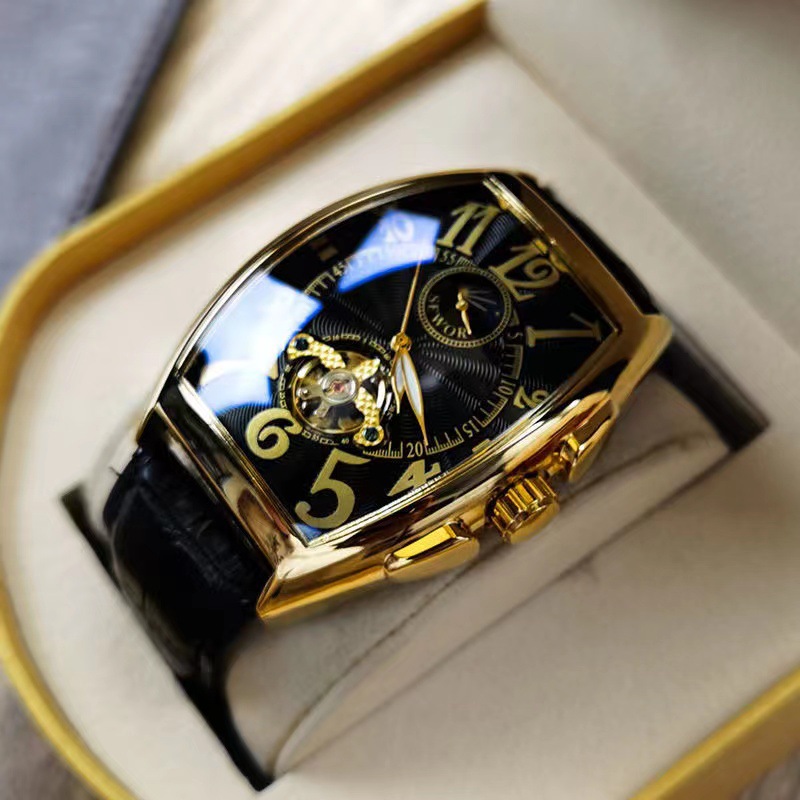 Мужские механические часы с ав – обзор и цена Tourbillon Movement Watch