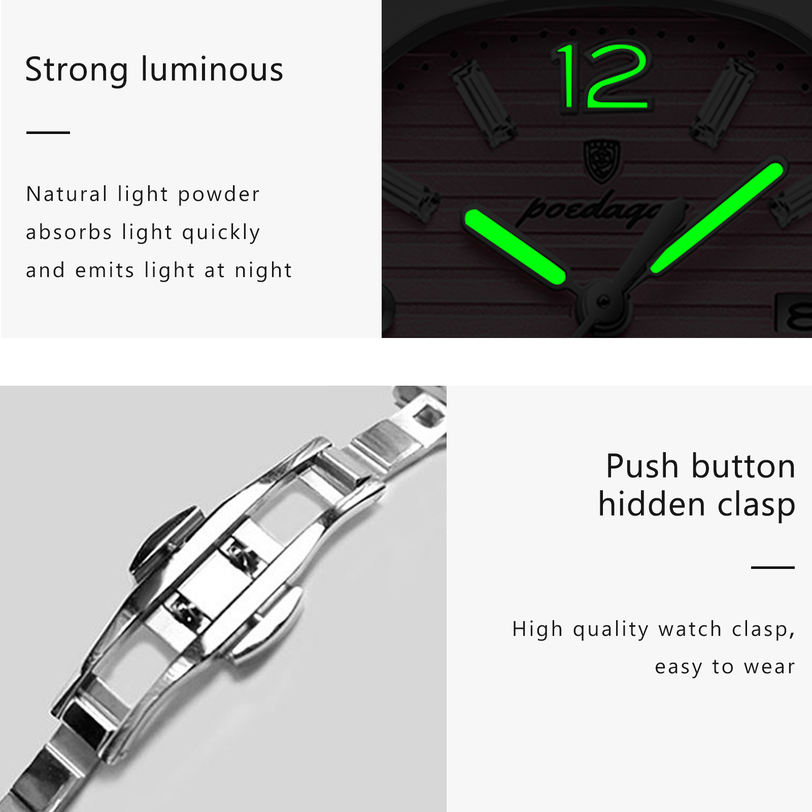 POEDAGAR квадратные модные жен – обзор и цена Luxury Watch Female