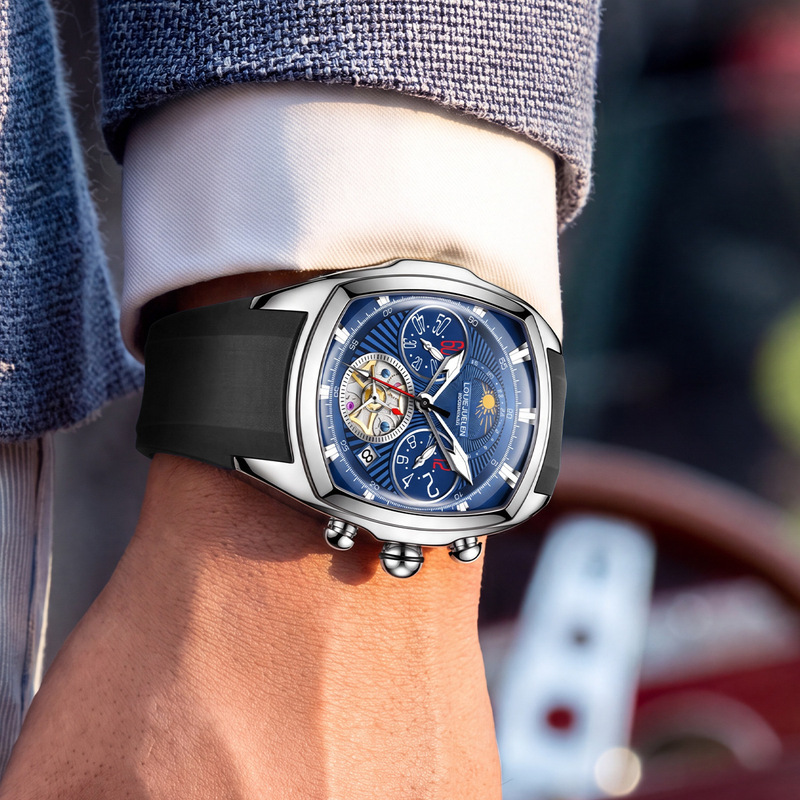 Мужские роскошные кварцевые ча – обзор и цена Tourbillon Movement Watch