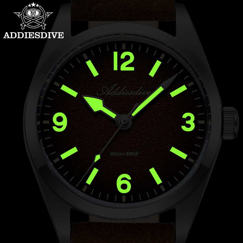 Часы ADDIESDIVE 36 мм, 200 м,  – обзор и цена Luxury Watch Leather