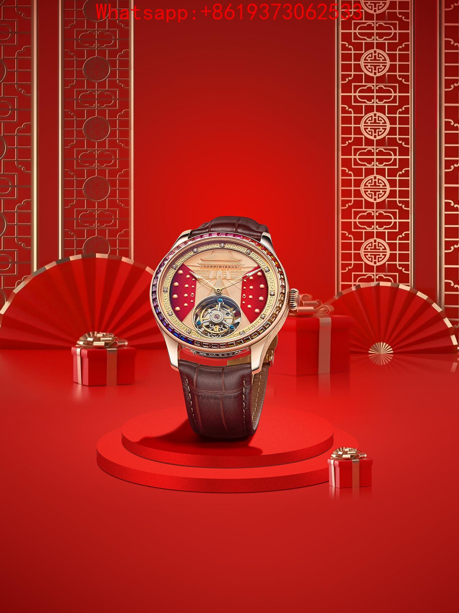 Мужские часы с автоматическим  – обзор и цена Tourbillon Movement Watch