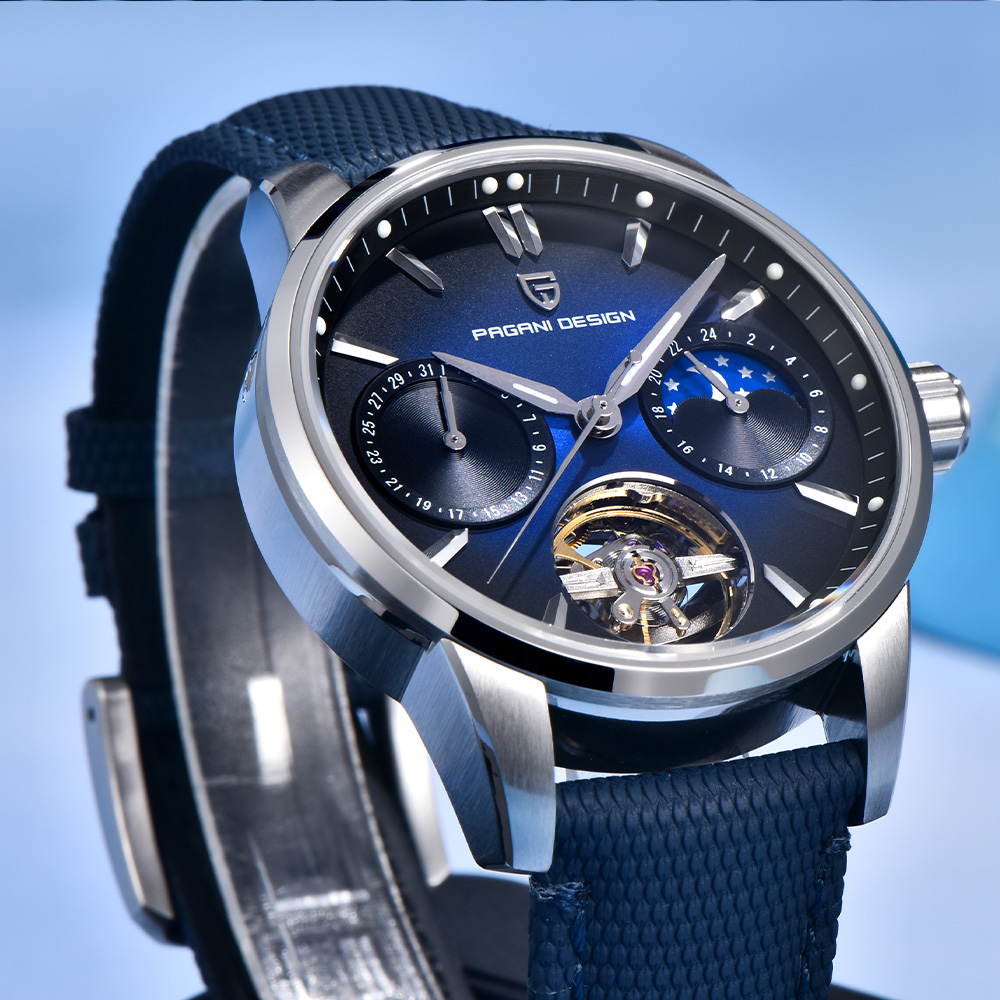 2025Pagani design Tourbillon Р – обзор и цена Luxury Watch Leather