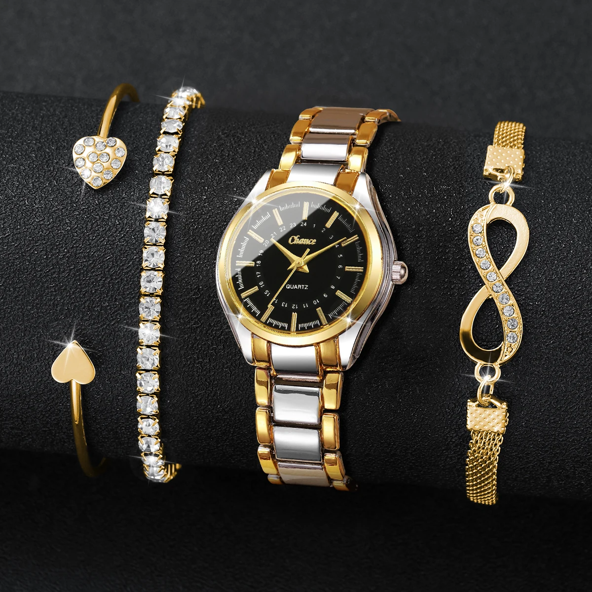 4 шт. Элегантные женские часы  – обзор и цена Luxury Watch Female