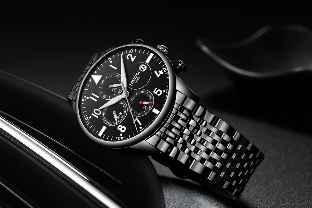 Мужские модные часы NIBOSI, то – обзор и цена Luxury Watch Life