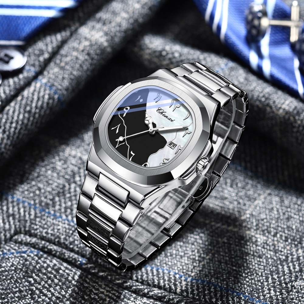 CHENXI новые мужские часы с во – обзор и цена Luxury Watch With Arabic Numerals
