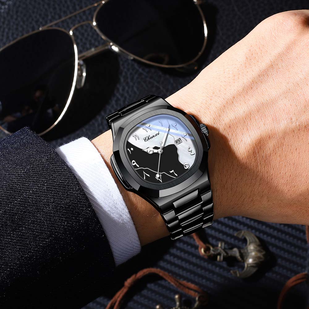 CHENXI новые мужские часы с во – обзор и цена Luxury Watch With Arabic Numerals