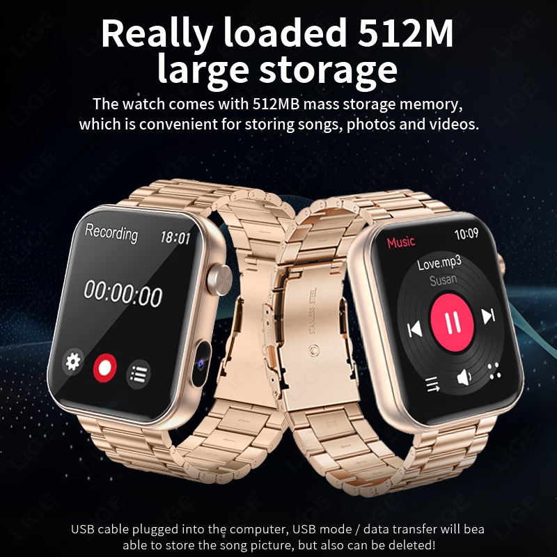 LIGE Новые 1,91-дюймовые HD-ка – обзор и цена Luxury Watch Photo
