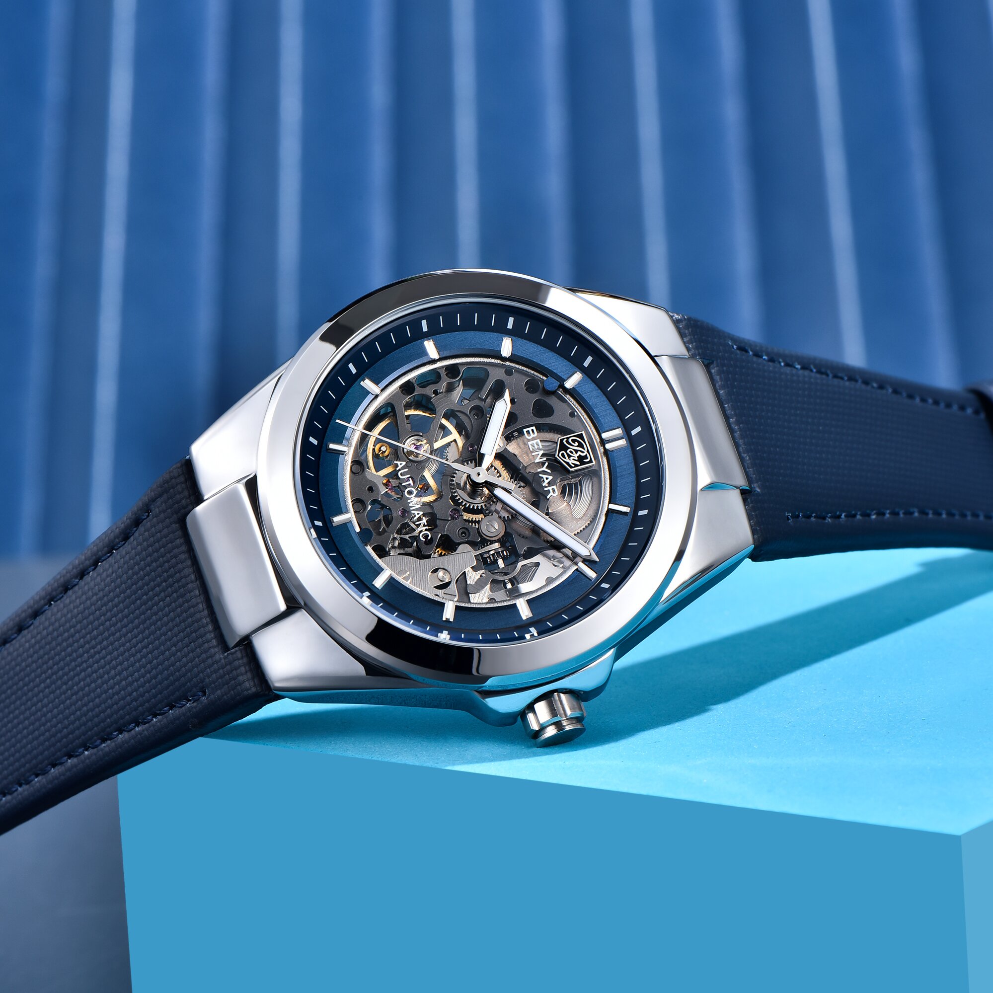Мужские автоматические часы BE – обзор и цена Tourbillon Movement Watch
