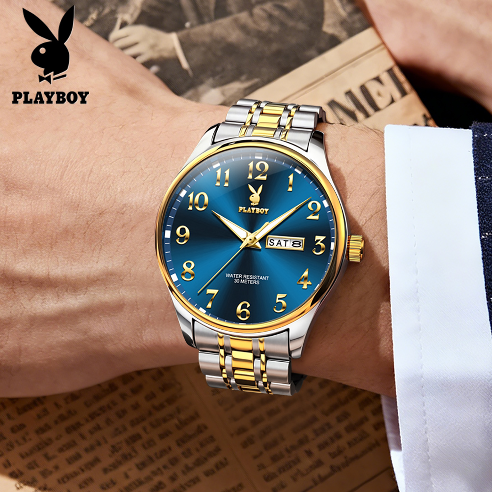 PLAYBOY 3533 Оригинальные фирм – обзор и цена Luxury Watch With Arabic Numerals