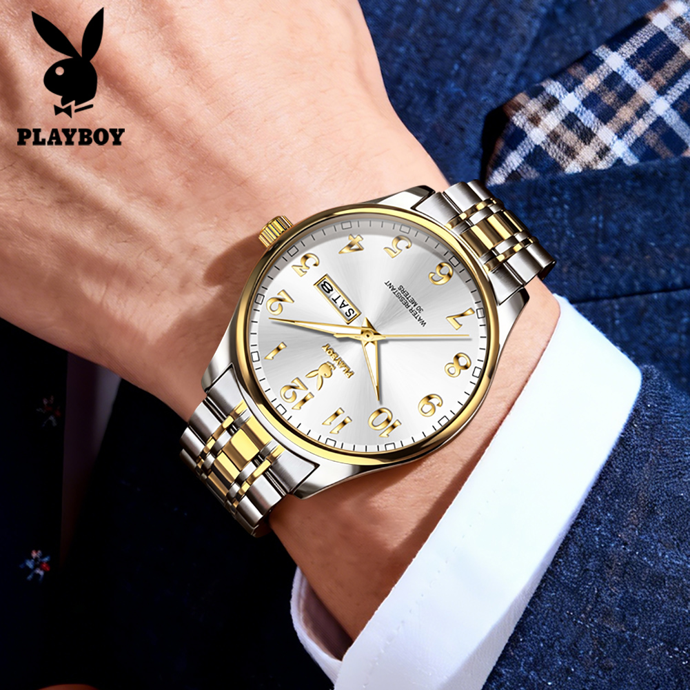 PLAYBOY 3533 Оригинальные фирм – обзор и цена Luxury Watch With Arabic Numerals