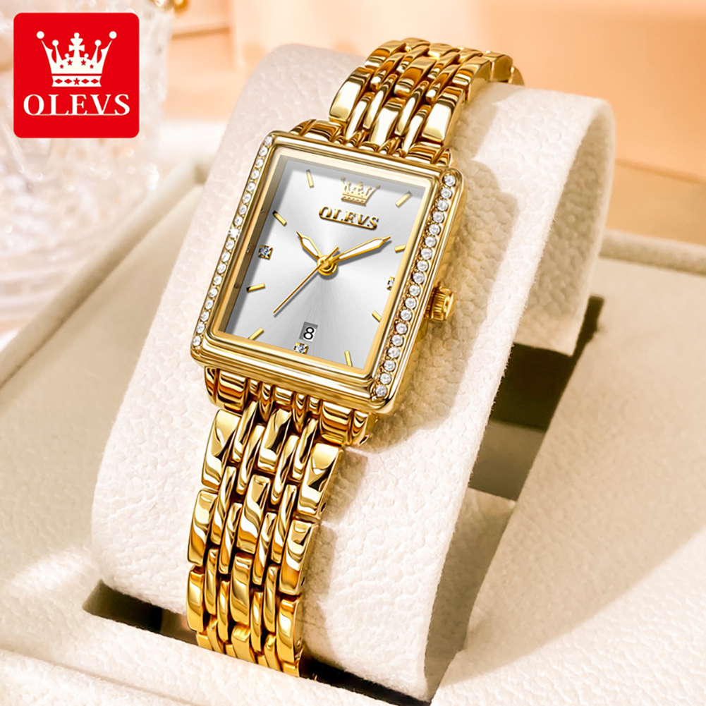 OLEVS 9995 Женские часы с дато – обзор и цена Luxury Watch Female