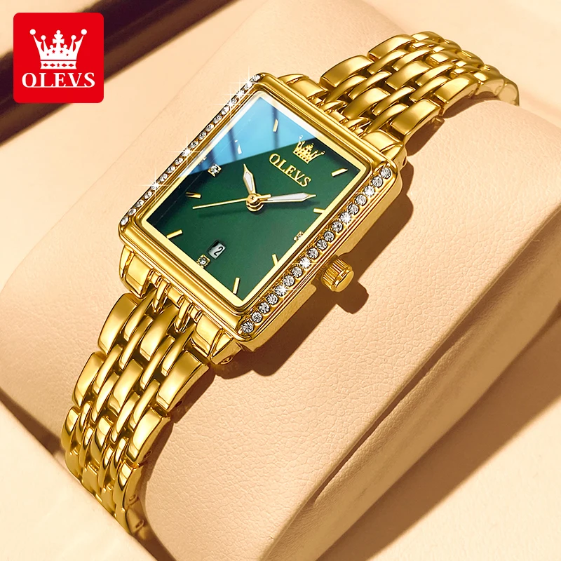 OLEVS 9995 Женские часы с дато – обзор и цена Luxury Watch Female