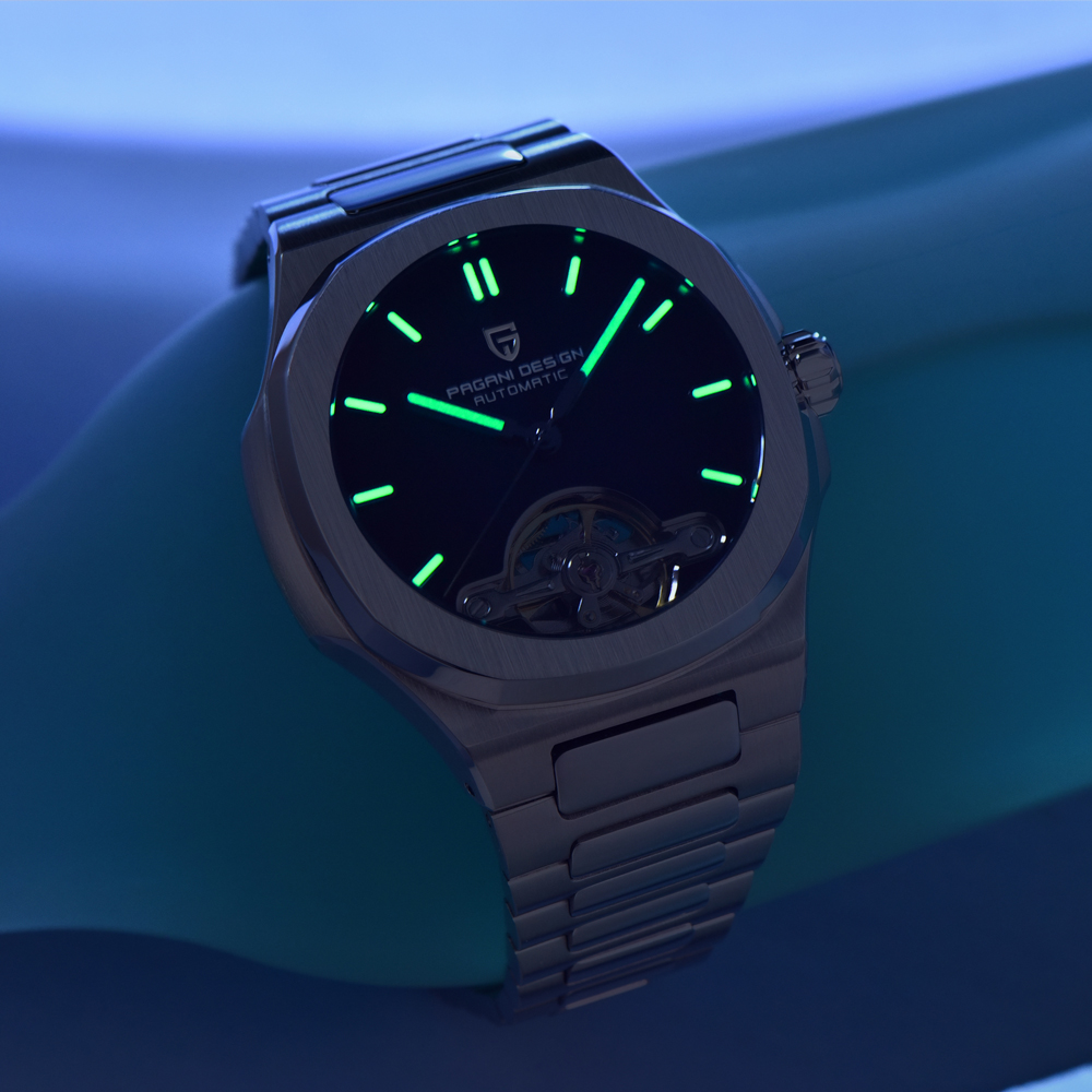Новые мужские механические час – обзор и цена Tourbillon Movement Watch